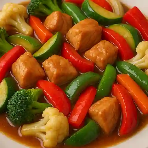 Chop suey de pollo pequeño