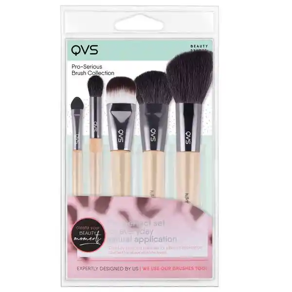 Qvs Brochas Pro-Serious Kit X5 Transparente