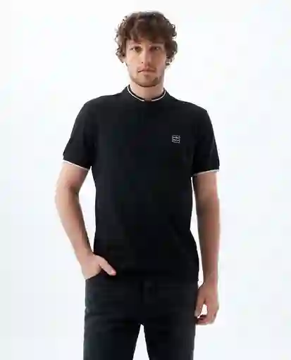 Camiseta Hombre Negro Talla XL 800G003_NEG194007 Americanino