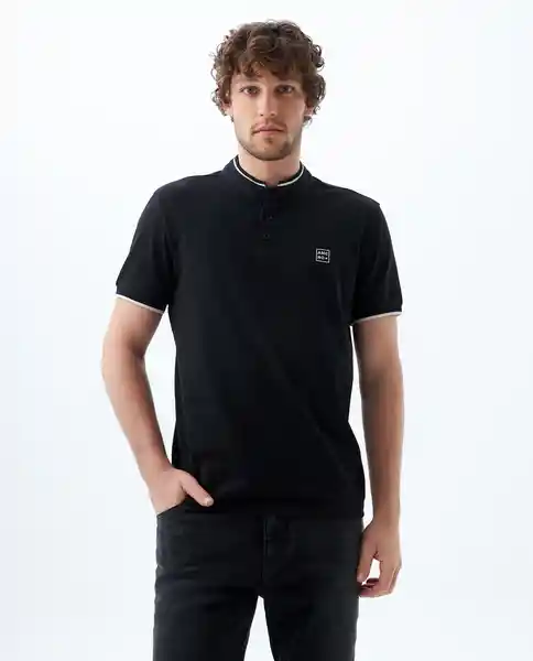 Camiseta Hombre Negro Talla XL 800G003_NEG194007 Americanino