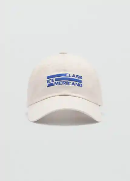 Gorra Beach Offwhite Hombre Mango