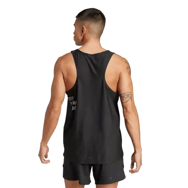 Adidas Camiseta Otr Ar Singl M Correr Hombre Negro Talla M