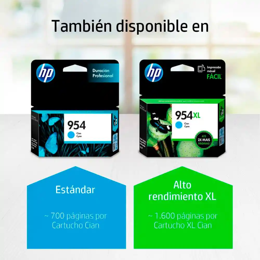 Hp Cartucho de Tinta 954Xl Cian