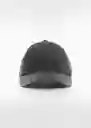 Gorra Monacob Negro Talla 99 Mujer Mango