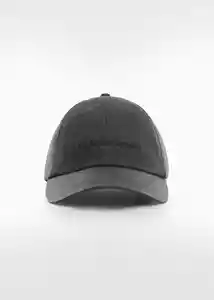 Gorra Monacob Negro Talla 99 Mujer Mango