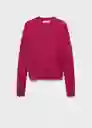 Jersey Seedsun Fucsia Talla M Mujer Mango