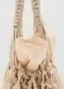Bolso P Pazo Beige Talla 99 Mujer Mango