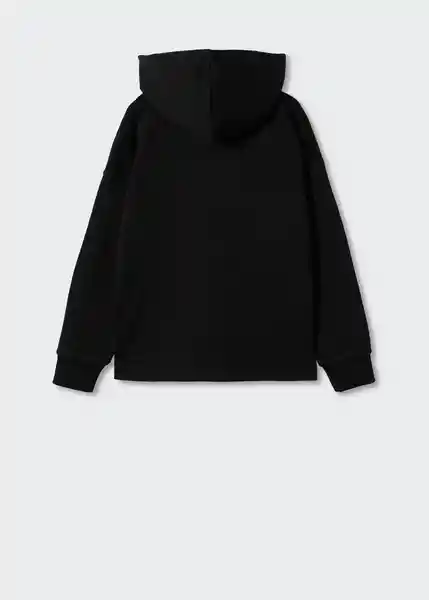 Sudadera Dana Negro Talla 08 Niñas Mango