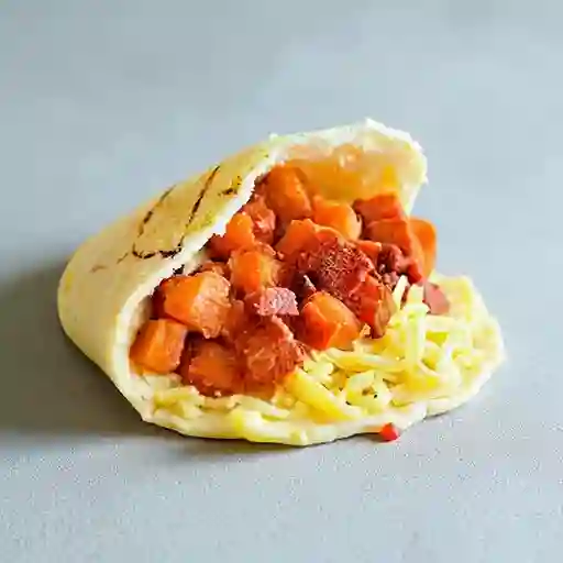 Arepa con Chicharrón