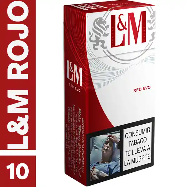 L&M Red ​x 10 Cigarrillos