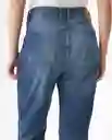Jean Medium Rise Boyfit Azul Clásico Oscuro Talla 10 Chevignon