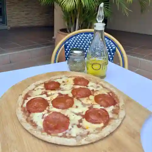 Pizza Base de Almendra Pepperoni