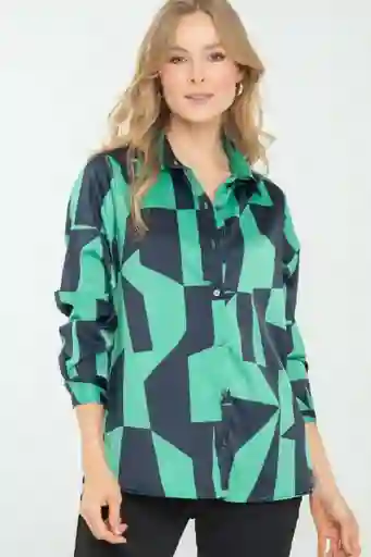 Blusón Quinn Color Verde Pasto Talla M Ragged