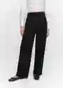 Pantalón Biel Negro Talla 34 Mujer Mango