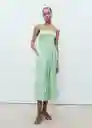 Vestido Minty Menta Talla S Mujer Mango