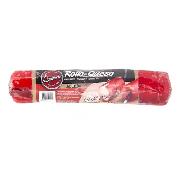 Quesarte Rollo de Queso Con Jamón