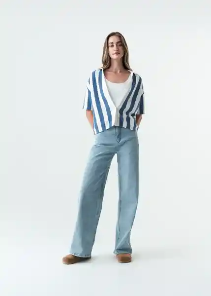 Tejido Mujer Crudo Puro Claro Talla XS-S 483G058 Naf Naf