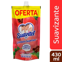 Suavitel Suavizante Cuidado Superior Fresas y Chocolate 