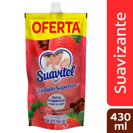 Suavitel Suavizante Cuidado Superior Fresas y Chocolate 