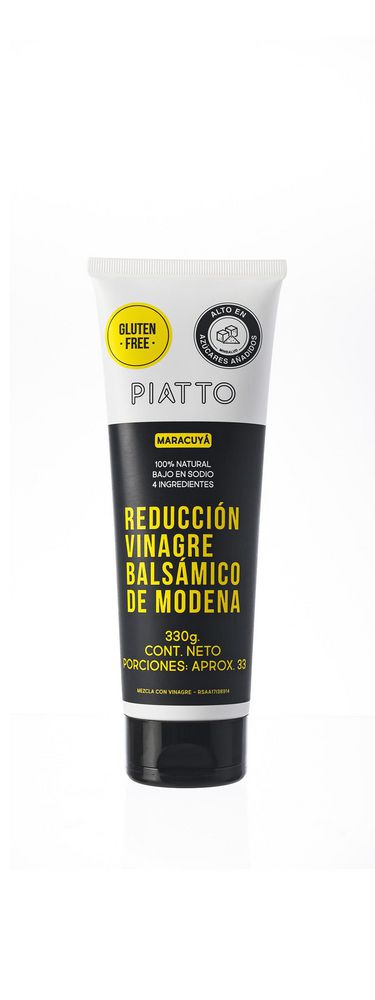Piatto Reducción Vinagre Balsámico de Módena Sabor a Maracuyá 330 g