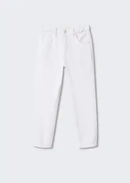 Jean Trenza Blanco Talla 10 Niñas Mango