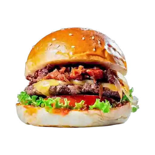 Hamburguesa BBQ Chicharrón