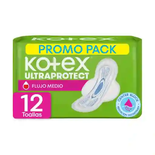 Toallas Femeninas Kotex Normal 10 Und + 2 Und