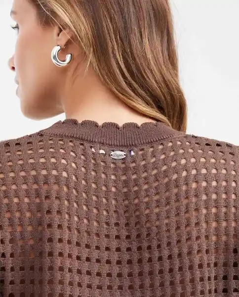 Camiseta Tejida Top Essential Café Tostado Medio S Chevignon