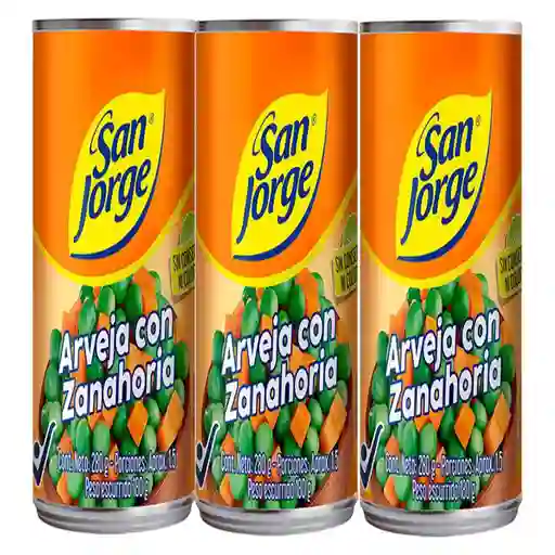 San Jorge Pack Arveja Zanahoria Conservas