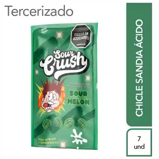 Sour Crush Chicle Sandia Acido