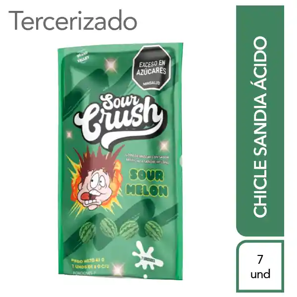 Sour Crush Chicle Sandia Acido