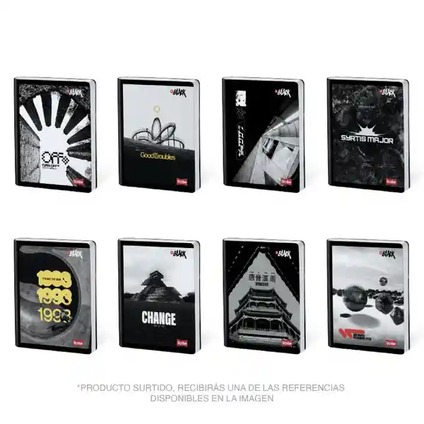 Scribe Cuaderno Grande Doble Línea Ferrocarril Cosido 50 Hojas