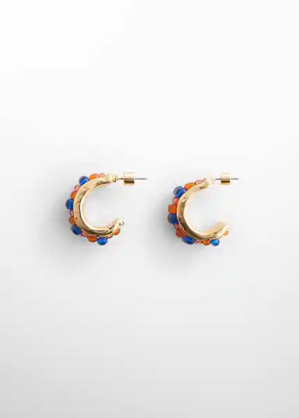 Pendientes Rocio Oro Talla 99 Mujer Mango