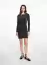 Vestido Bego Negro Talla 18 Teen Niñas Mango