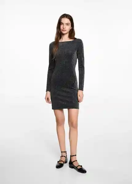 Vestido Bego Negro Talla 18 Teen Niñas Mango