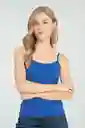 Top Penelope Color Azul Klain Talla XS Ragged