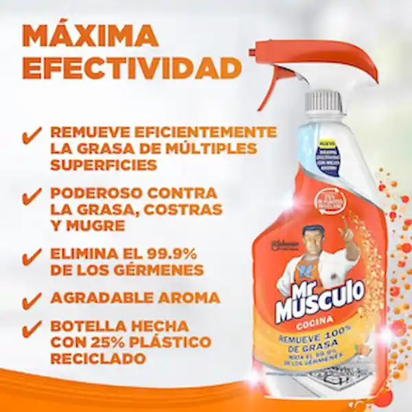 Mr Musculo Desengrasante Para Cocina