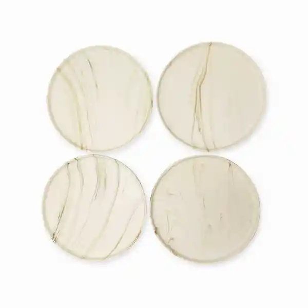 Set Plato Principal Mármol Cuarcita 26 cm Ambiente Gourmet