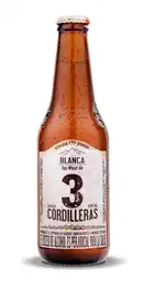 3 Cordilleras Cerveza Artesanal Premium Blanca