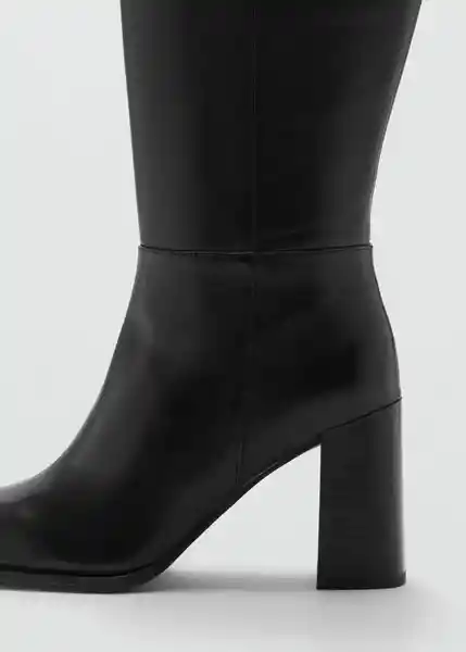 Botas Follow Negro Talla 36 Mujer Mango