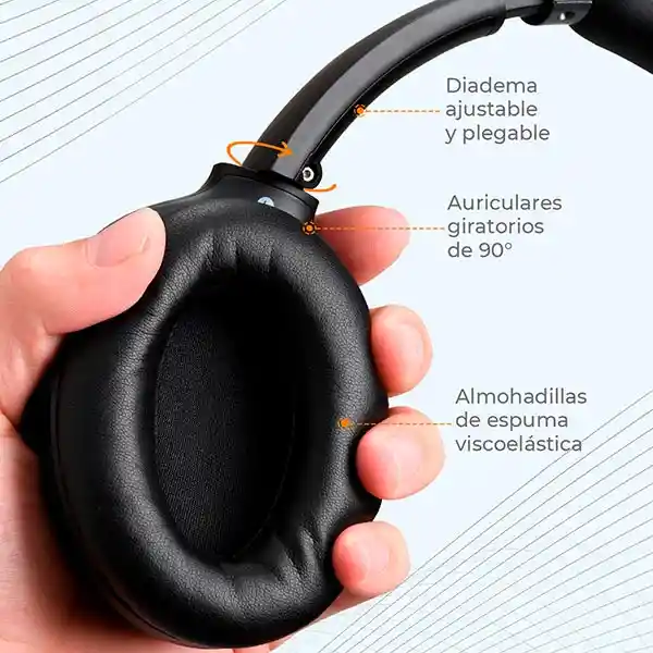 Mpow Audífonos Bluetooth Diadema H12 Headphones