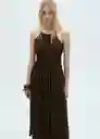 Vestido Cyndi-W Marrón Talla M Mujer Mango