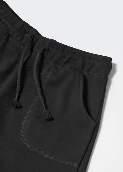 Short Lea Negro Talla 12 Niñas Mango