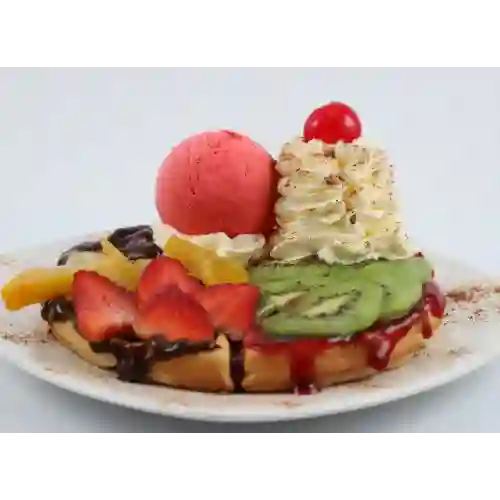 Waffle Frutas