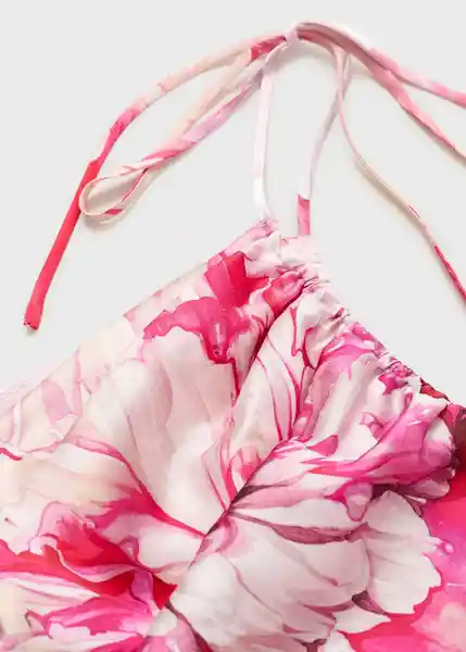 Vestido Mina Malva Talla M Mujer Mango