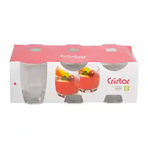 Cristar Vaso X6 Amadeus Rocks 11.3/4Oz