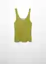 Top Chanti Oliva Talla S Mujer Mango