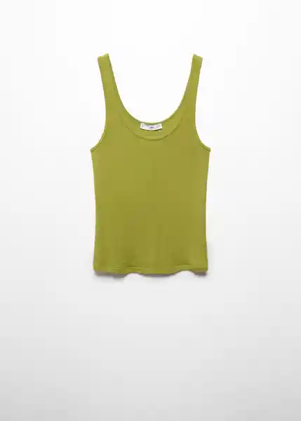 Top Chanti Oliva Talla S Mujer Mango