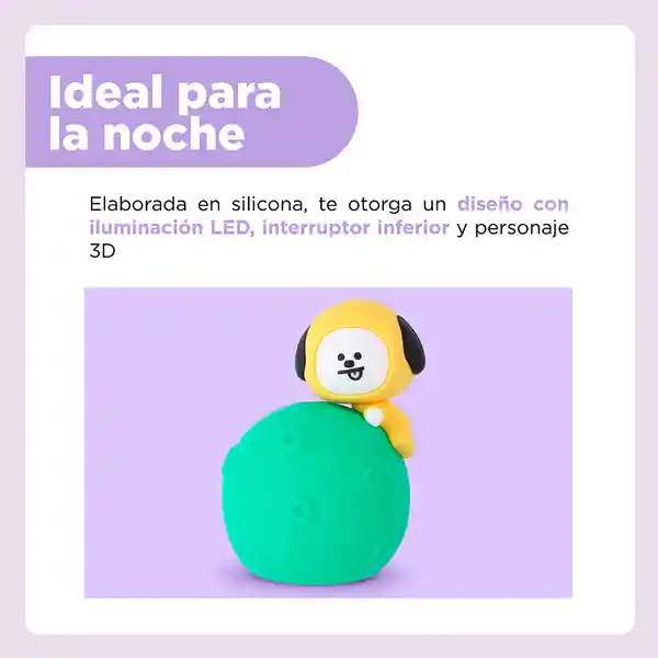 Lámpara de Noche Led Moon Rj Chimmy Miniso