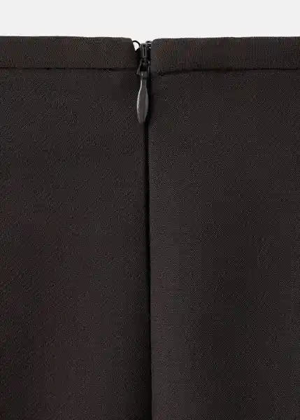 Pantalón Mateo Marrón Talla 38 Mujer Mango